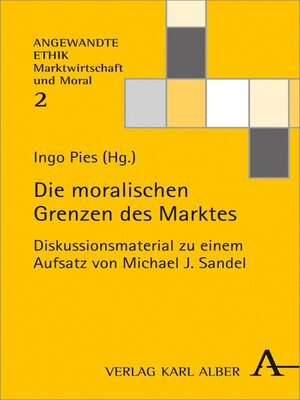 cover image of Die moralischen Grenzen des Marktes